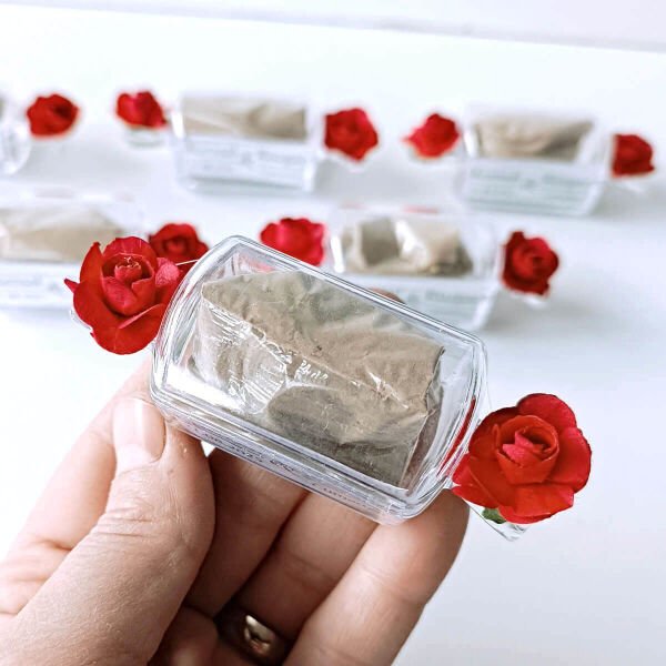 Nikah ve Kına Hediyeliği Bayram Şekeri Şeklinde Mika Kutu Nks-290e